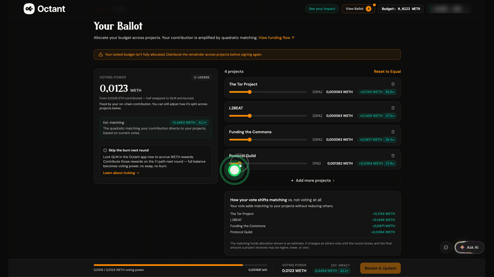Update Your Ballot
